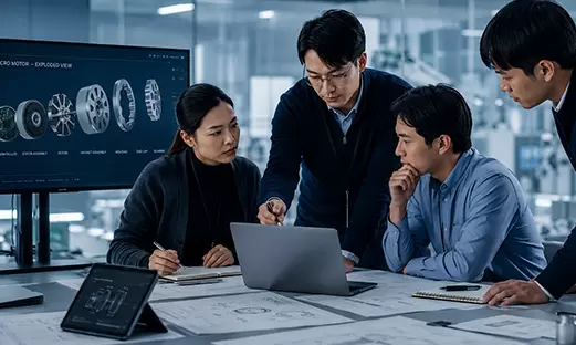 Équipe R&D interdisciplinaire